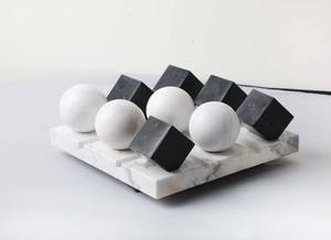 Trending Handmade Marble <b>Table</b> Game Luxury Tic Tac Toe Decor Puzzle Board for Premium Home Office <b>Coffee</b> <b>Table</b> Styling Set - Product Image 3