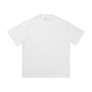 Unisex Solid Knitted Polyester Bulk Regular Fit Blank T-shirts Customized Design Your Own Printing <b>LOGO</b> - Product Image 2