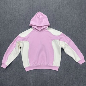 Sudadera con Capucha Premium para Hombre, 100% Algodón, 500gsm, Felpa Francesa, con Bloques de Color, Detalles de Pedrería e Impresión DTG Personalizada - Product Image 3