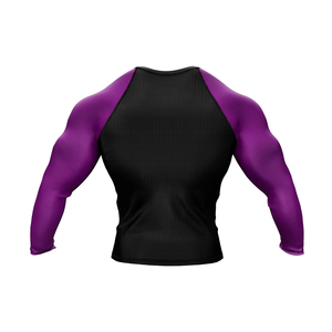 BJJ Jiu-Jitsu No Gi Compression Shirt Rash Guard Anti <b>Slip</b> Silicone Band UPF50+ for Fight and Water Sports Wear - Product Image 3