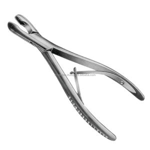 High Quality A-1 VERITAS Straight & Curved Luer Bone Rongeur Forcep Stainless Steel Bone Surgery Instrument | needle holder - Product Image 6