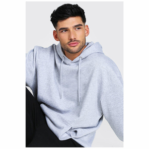 Sweat à capuche basique confortable pour homme, en molleton, avec capuche réglable, poche kangourou, 100% coton, tissu doux pour l'hiver, décontracté pour tous les jours - Product Image 5