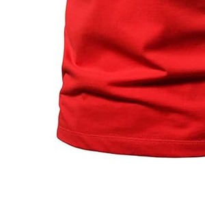 Men's <b>Red</b> Short Sleeve <b>Polo</b> <b>Shirt</b> Regular Fit Casual Knitted Design Contrast Trim Color Blocked Style NEW <b>Polo</b> <b>Shirts</b> for Men - Product Image 5