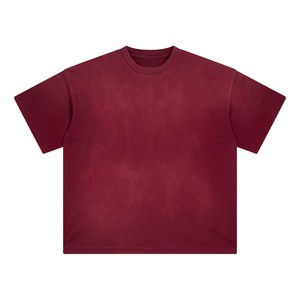 Camiseta de Manga Corta para Hombre, Cuello Redondo, Color Negro, Corte Regular, Tejido de Algodón Jersey, Diseño Liso Informal - Product Image 5