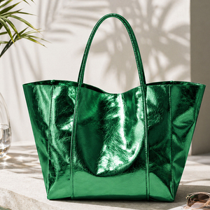 Bolso de Hombro de Playa para Mujer, Personalizado OEM, Grande, de Alta Calidad, con Acabado Metálico - Product Image 6