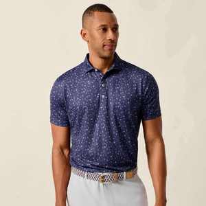 Servicio OEM al por mayor, camisa de manga corta roja y gris para hombre, camisa de vestir personalizada con mangas cortas para hombre, camiseta polo. - Product Image 2