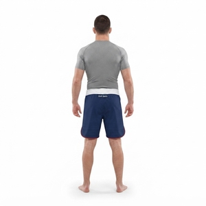 Pantalones Cortos de MMA Sublimados Personalizados, que Absorben la Humedad, Ropa Deportiva Patriótica para Equipos, Entrenamiento de Deportes de Combate, Logotipo OEM, Poliéster, Artes Marciales - Product Image 2