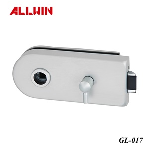Glass Swinging Glass Door Patch Clamp <b>Latch</b> Glass Door <b>Lock</b> Cylinder - Product Image 4