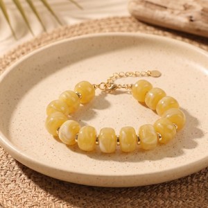 Nueva Pulsera de Cuentas de Resina con Forma Irregular, en Oferta, para Fiesta, Hecha a Mano, Multicolor, Forma Redonda - Product Image 5
