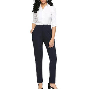 Pantalon de jogging d'hiver pour femme, taille haute, respirant, séchage rapide, en toile, polyester et coton, couleur unie, pour la course, la randonnée, le streetwear, pas cher - Product Image 5