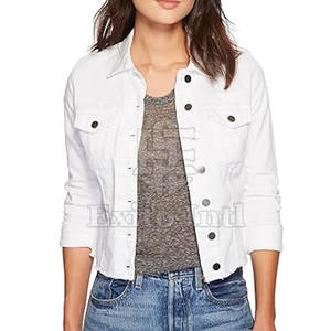 แจ็คเก็ตยีนส์สั่งทำพิเศษสำหรับผู้หญิง ระบายอากาศได้ดี แขนยาว ขายดีที่สุด ออกแบบได้ตามต้องการ - Product Image 1