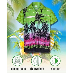 Camisa de playa para hombre, ropa para vacaciones de fin de semana, camisa de playa para hombre, camisa de verano inspirada en las tendencias, camisa de playa para hombre, ropa de moda elegante y relajada - Product Image 2