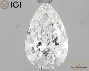 Anillo de Diamante Cultivado en Laboratorio CVD de 1.50 Quilates, Corte Pera, Color F, Claridad VVS1, con Certificado IGI, para Uso en la Oficina, para Mujer - Product Image 1