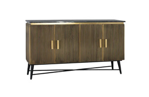 Aparador de Madera Sencillo y de Lujo para Comedor, Aparadores Vintage con Cajones, Mueble de Cocina - Product Image 2