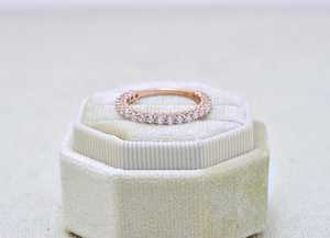 Anillo de Eternidad de Oro Blanco de 14k de Lujo, con Diamante Cultivado en Laboratorio de 1ct, Claridad VVS2, Chapado en Oro, para Mujer, Certificado IGI, Superventas - Product Image 6