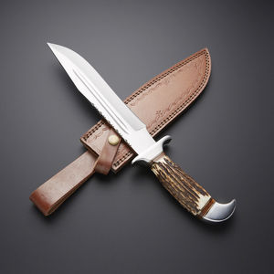 Cuchillos Bowie de Hoja Fija de Acero Inoxidable, Herramienta para Campamento y Actividades al Aire Libre, Cuchillos Bowie Personalizados para Caza, Cuchillo de Hoja Fija para Actividades al Aire Libre - Product Image 2