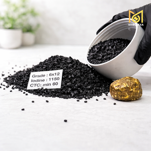 Charbon Actif 6x12 Mesh Haute Densité Faible Humidité 3% Certifié ISO Qualité Or Exportateur Fournisseur en Gros - Product Image 2