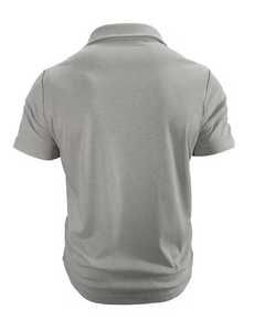 Polo à manches courtes pour homme, couleur unie, coton tricoté, respirant, design décontracté avec poche, coupe classique - Product Image 5
