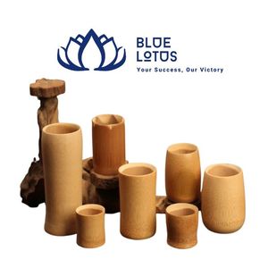 Tasse à boire en bambou style rustique, écologique, souvenir, vente en gros, exportation - Product Image 1