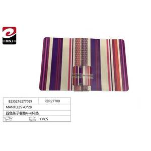 Manteles Individuales a Rayas MANTELES de 43*28 Pulgadas, Manteles Individuales Funcionales y Elegantes - Product Image 3