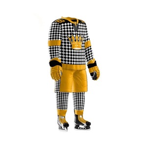 Uniforme de Hockey sobre Hielo Personalizado al por Mayor, Uniforme de Equipo Unisex, Impresión Digital, Spandex/Poliéster Transpirable, Ropa Deportiva DY - Product Image 2
