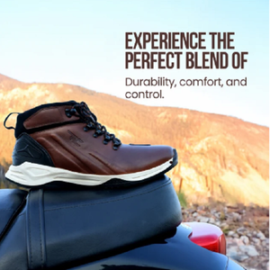 <b>Men's</b> Brown Casual Boots Rugged Lace Up Footwear <b>for</b> Outdoor Travel Comfortable Everyday <b>Shoes</b> Contemporary Street Style Wear - Product Image 5