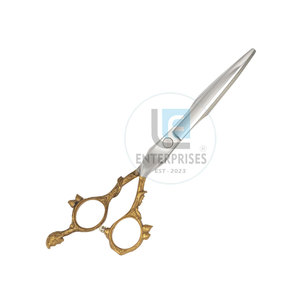 Ciseaux de barbier en acier inoxydable durables, marque privée, haute qualité, réutilisables, légers, best-sellers, faible MOQ - Product Image 2