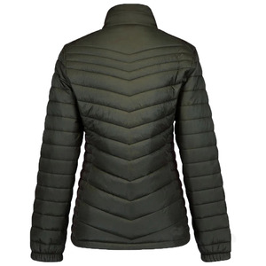 Chaquetas Acolchadas Gruesas de Invierno para Mujer, Cortas, con Capucha, Transpirables, con Técnica de Tejido Liso Teñido - Product Image 2