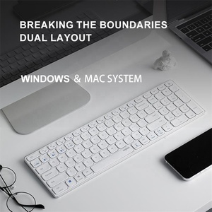 Rapoo 9350g BT mỏng di động mini cắt kéo 99 phím siêu mỏng im lặng kết hợp bàn phím không dây có thể sạc lại - Product Image 3