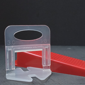 Red <b>tile</b> spacers clips White clips edge protection Self-adhesive <b>leveling</b> system Viet Nam <b>tile</b> supplier - Product Image 6