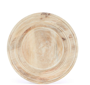 Novedad: Plato de Madera de Acacia para Servir la Cena de Boda, Plato Personalizado de Madera de Mango - Product Image 1