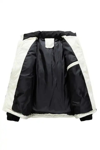Veste matelassée légère de haute qualité pour homme, résistante à l'eau, coupe-vent, col montant, fermeture éclair, manteau d'hiver pour l'extérieur - Product Image 4
