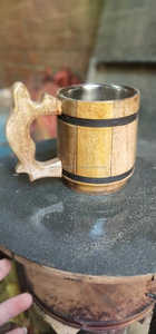 แก้วอะคาเซียทำจากไม้สำหรับแก้วกาแฟและหมีสำหรับห้องครัวและโต๊ะทำด้วยมือแก้วเครื่องดื่มทำจากไม้สำหรับทำให้สกปรกมีจำหน่ายจำนวนมาก - Product Image 2