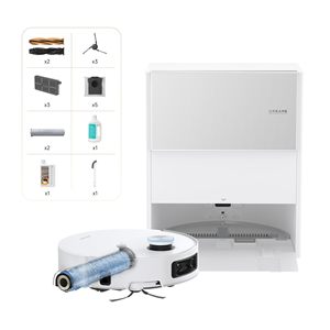 Robot Vacuum and <b>Mop</b> with 30000Pa Suction AI Lidar Obstacle Avoidance Self-Wash Heat <b>Mop</b> - Product Image 1