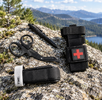 Pochette tactique pour garrot, ciseaux et stylo, étui de rangement pour garrot, porte-équipement médical d'urgence pour la chasse, le camping