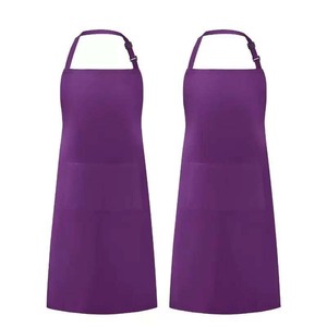 Delantal de Chef Unisex de Lona de Poliéster y Algodón de Primera Calidad, 240 GSM, Negro y Gris, Ajustable, con Tirantes Cruzados en la Espalda, Media Manga, Personalizable para Restaurante o Bar - Product Image 5