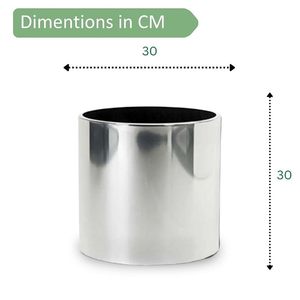 Stainless Steel Planter <b>Pots</b> Mirror Finish Indoor Outdoor Flower <b>Pots</b> Rustproof Decorative Metal <b>Plant</b> Containers Home Garden - Product Image 3