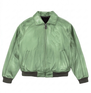 Veste en cuir vintage marron foncé pour homme, style motard, en cuir véritable vieilli, idéale pour les journées froides. - Product Image 5