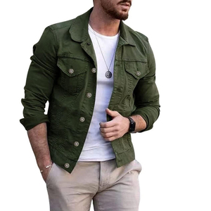 Chaqueta Vaquera de Invierno para Hombre, Estilo Moderno, Ajustada, con Recubrimiento, Hecha a Medida, Ecológica, Transpirable y de Secado Rápido - Product Image 1
