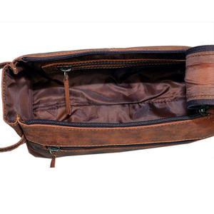 Sacs cosmétiques de haute qualité en gros, trousse de toilette de voyage, trousse de maquillage rayée pour homme, en vente à prix raisonnable - Product Image 4