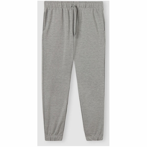 Men's Gray Sweatpants Elastic Waist <b>Drawstring</b> Closure Side Pockets Casual Jogger Pants Autumn Wear - Product Image 2
