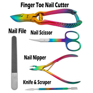 Professional Stainless Steel Ingrown Toenail Finger Nail <b>Cutters</b> Trimmer Tool Curved Straight Blades Wide Jaw Opening High - Product Image 6
