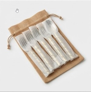 Ensemble de couverts minimalistes en acier inoxydable, meilleurs couverts de voyage, fourchette, cuillère, couteau, ustensiles pour une table élégante - Product Image 5