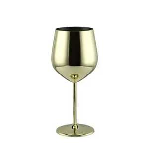 Juego de 2 Copas de Vino de Acero Inoxidable con Acabado Satinado Skies Trader WH250, Irrompibles, Color Plateado Mate, Hechas a Mano, Modernas - Product Image 2