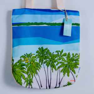 กระเป๋าโท้ทสไตล์โบฮีเมียน Ruhgandu แบบเปิดปิด ใช้ได้ที่ชายหาด เหมาะสำหรับฤดูร้อน - Product Image 1