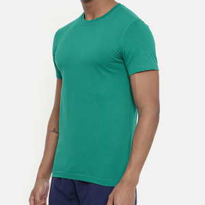T-shirts pour hommes de haute qualité en gros, logo personnalisé, respirants, 100 % coton peigné, manches courtes, pour l'été - Product Image 3