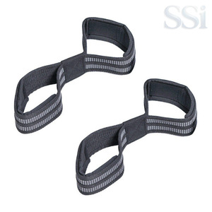 Sangles de soulevé de terre en forme de 8 à coutures renforcées pour la sécurité – Accessoires de gym durables pour les powerlifters et les strongmen - Product Image 3