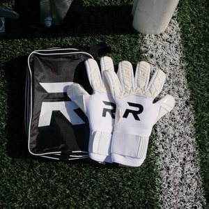 Gants de gardien de but professionnels personnalisés de haute qualité, très demandés, en caoutchouc pour l'extérieur, Blue Eagle Sports, fermeture auto-agrippante. - Product Image 1