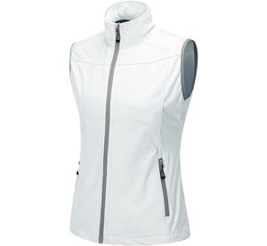 Gilet d'hiver personnalisé pour femmes avec fermeture éclair complète Polyester coupe-vent sans manches Vente en gros Logo personnalisé Prix bon marché - Product Image 5