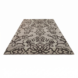 Tapis de salon moderne en laine écologique et antidérapant DECORDEC, motif floral damassé, pour hôtel, villa, salon - Product Image 2